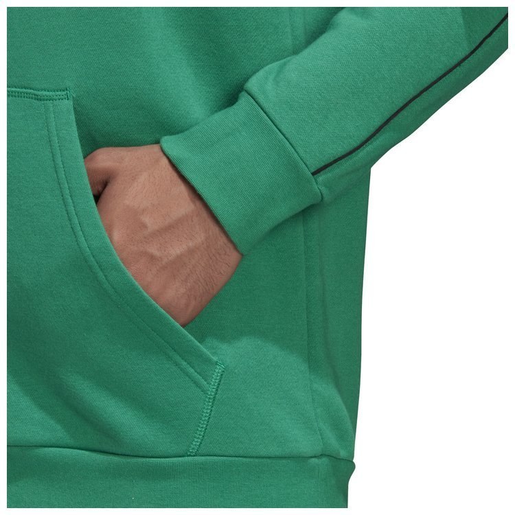 Bluza męska adidas MS CORE18 zielona z kapturem