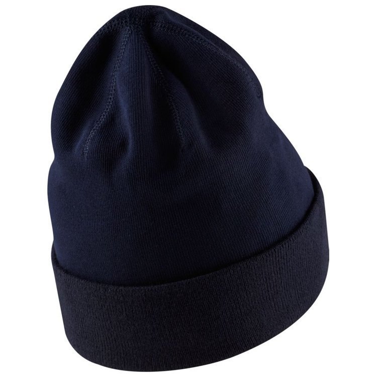 Czapka zimowa unisex Nike Soccer Beanie granatowa z logo Czapka zimowa unisex Nike Soccer Beanie granatowa z logo