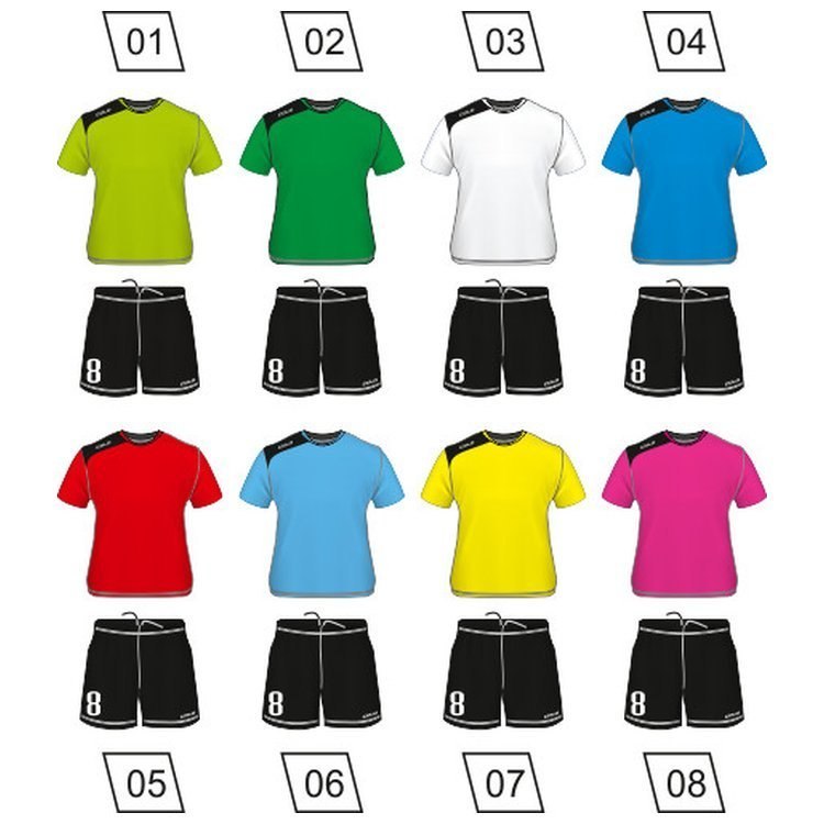 Komplet piłkarski COLO TEAM różne kolory + Torba COSMO M