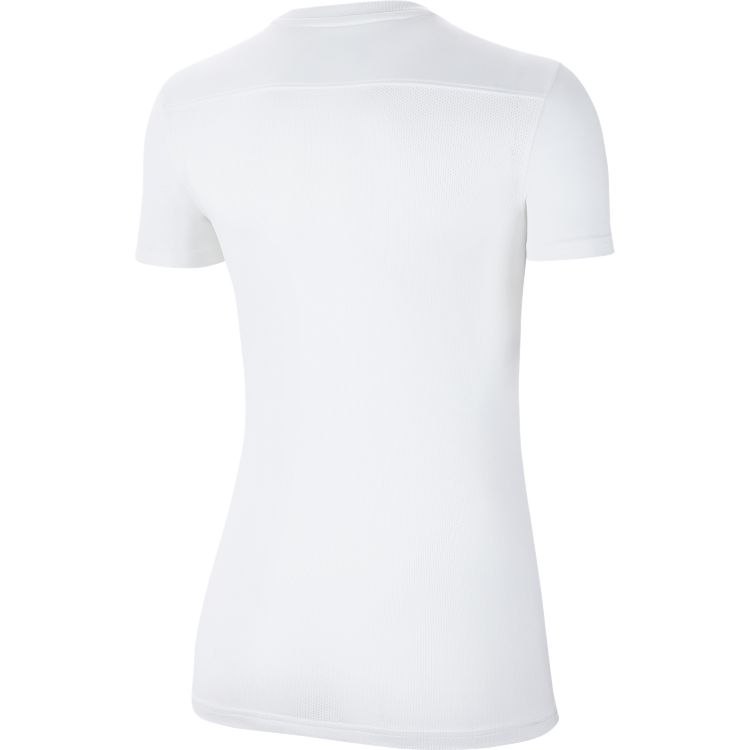 Koszulka damska NikeDri-FIT Park VII biała piłkarska, sportowa Koszulka damska NikeDri-FIT Park VII biała piłkarska, sportowa