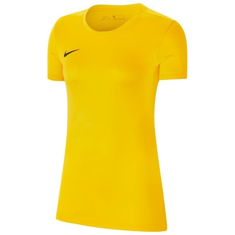 Koszulka damska NikeDri-FIT Park VII żółta piłkarska, sportowa Koszulka damska NikeDri-FIT Park VII żółta piłkarska, sportowa