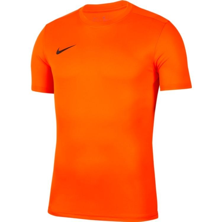 Koszulka dziecięca Nike Dri-FIT Park VII pomarańczowa sportowa, piłkarska Koszulka dziecięca Nike Dri-FIT Park VII pomarańczowa sportowa, piłkarska