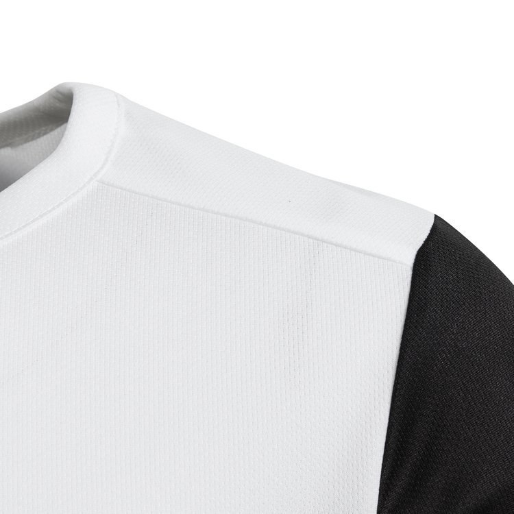 Koszulka dziecięca adidas Estro 19 biało-czarna piłkarska, sportowa Koszulka dziecięca adidas Estro 19 biało-czarna piłkarska, sportowa