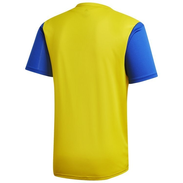 Koszulka męska sportowa, piłkarska adidas Estro 19 żółto-niebieska