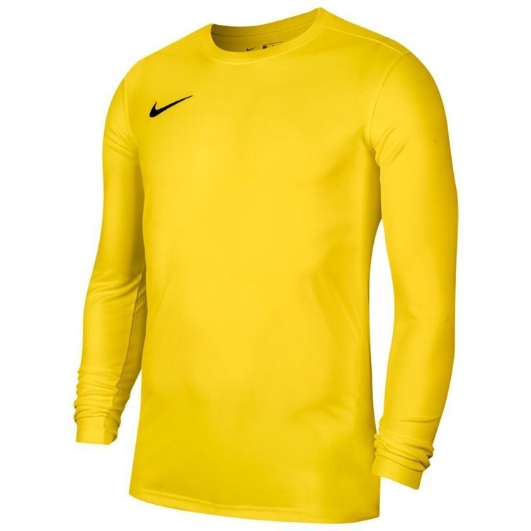 Koszulka z długim rękawem męska Nike PARK VII żółta sportowa, piłkarska
