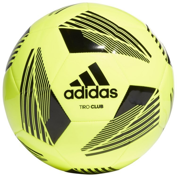Piłka Nożna adidas Tiro Club treningowa żółto-czarna Piłka Nożna adidas Tiro Club treningowa żółto-czarna