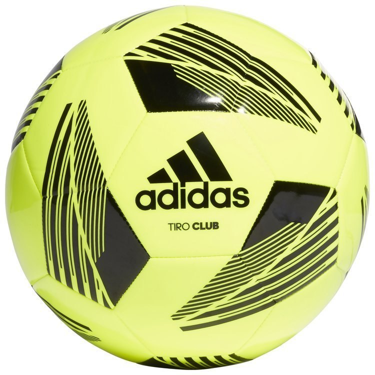 Piłka Nożna adidas Tiro Club treningowa żółto-czarna Piłka Nożna adidas Tiro Club treningowa żółto-czarna