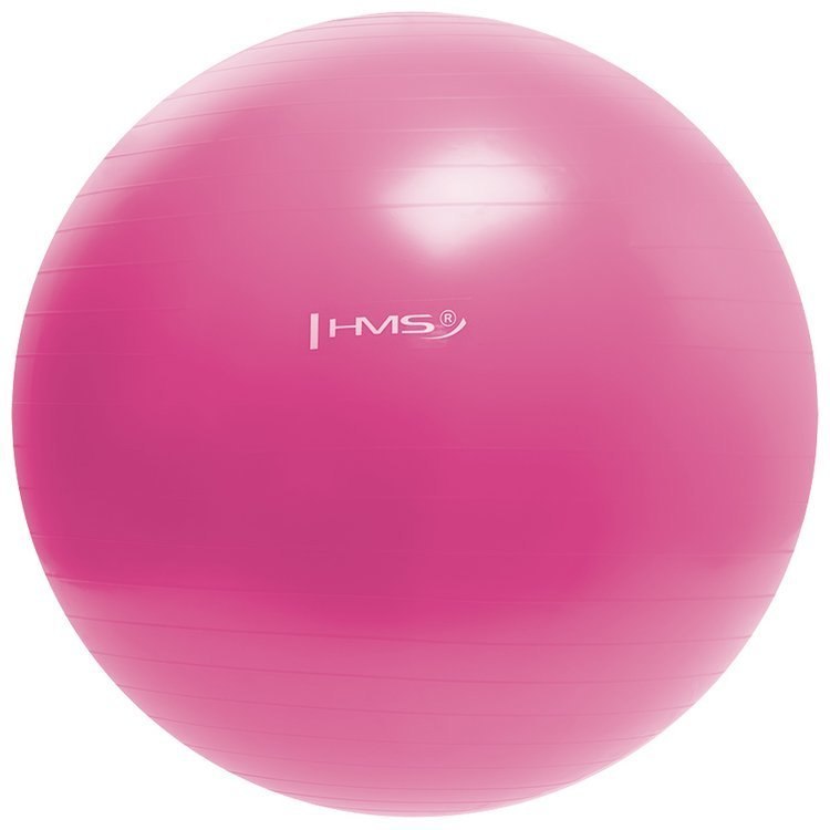 Piłka gimnastyczna fitness HMS YB01 55 CM różowa Piłka gimnastyczna fitness HMS YB01 55 CM różowa
