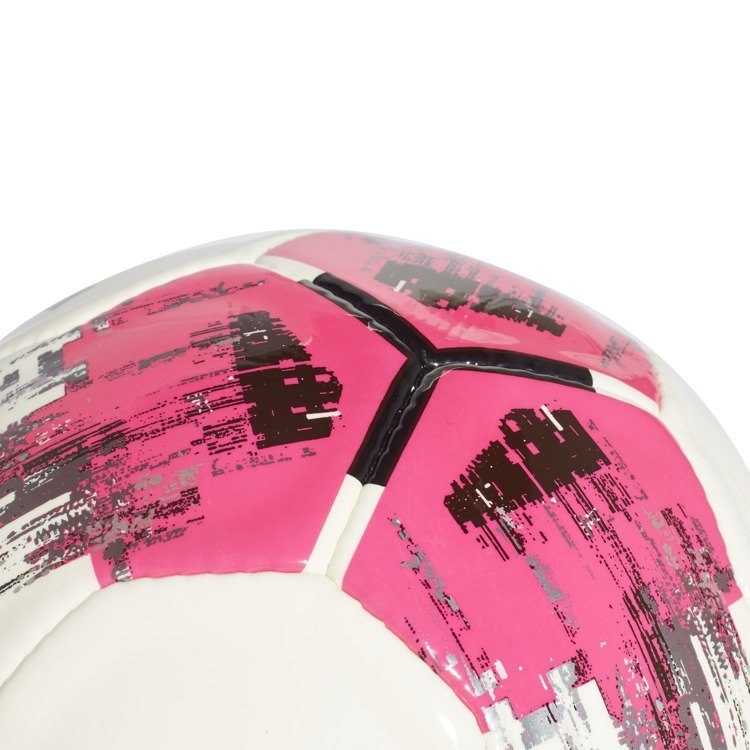 Piłka nożna adidas TEAM Artificial różowo-biała ręcznie szyta Piłka nożna adidas TEAM Artificial różowo-biała ręcznie szyta