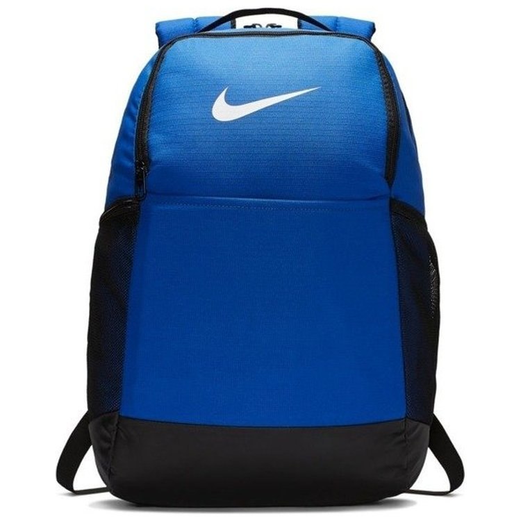 Plecak szkolny Nike Brasilia czarno-niebieski miejski pojemny
