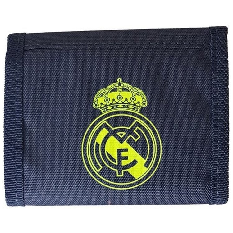 Portfel adidas Real Madrid Wallet ciemnoszaro-żółty Portfel adidas Real Madrid Wallet ciemnoszaro-żółty