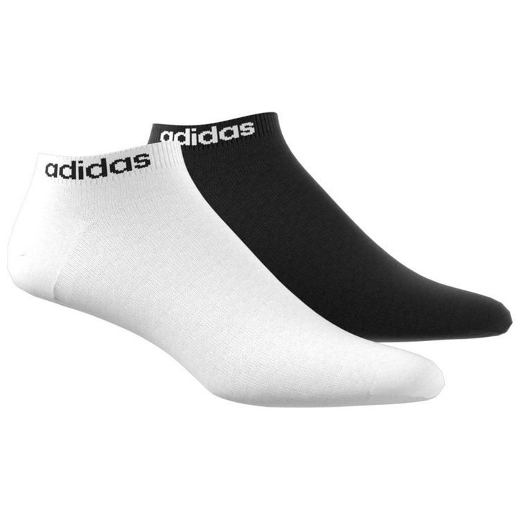 Skarpety 2-pak damskie męskie adidas Basic Ankle czarne bawełniane Skarpety 2-pak damskie męskie adidas Basic Ankle czarne bawełniane