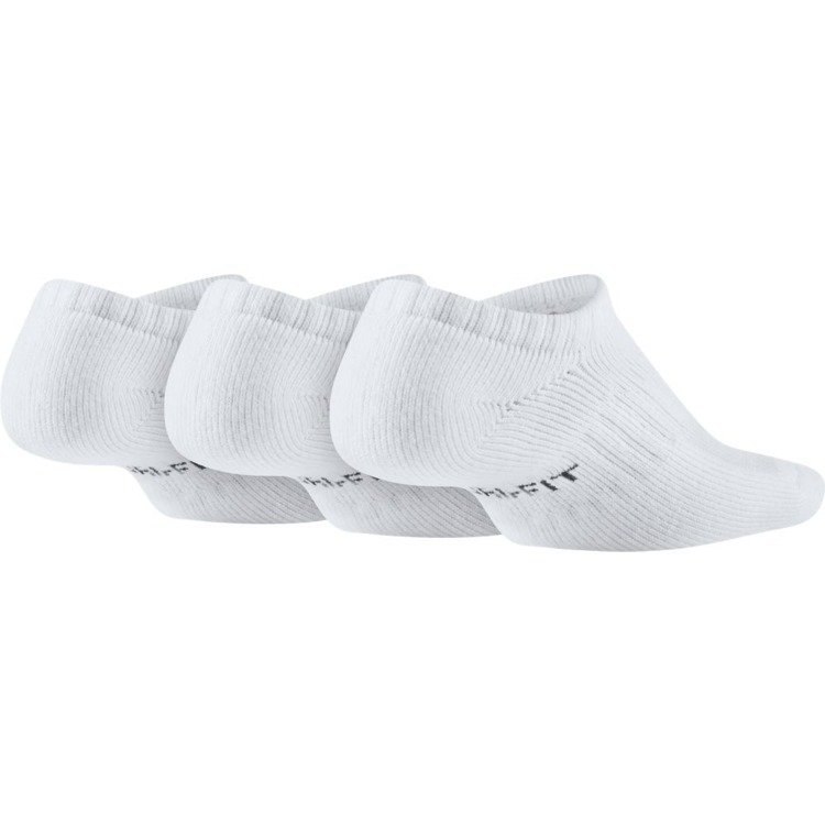 Skarpety 3-pak dziecięce Nike Performance Cushioned No-Show białe tekstylne Skarpety 3-pak dziecięce Nike Performance Cushioned No-Show białe tekstylne