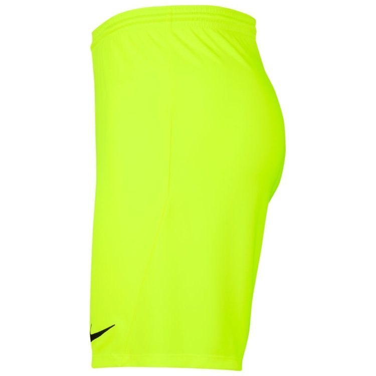 Spodenki dziecięce Nike Dri-FIT Park III neonowe zielone poliestrowe Spodenki dziecięce Nike Dri-FIT Park III neonowe zielone poliestrowe