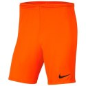 Spodenki dziecięce Nike Dri-FIT Park III pomarańczowe poliestrowe