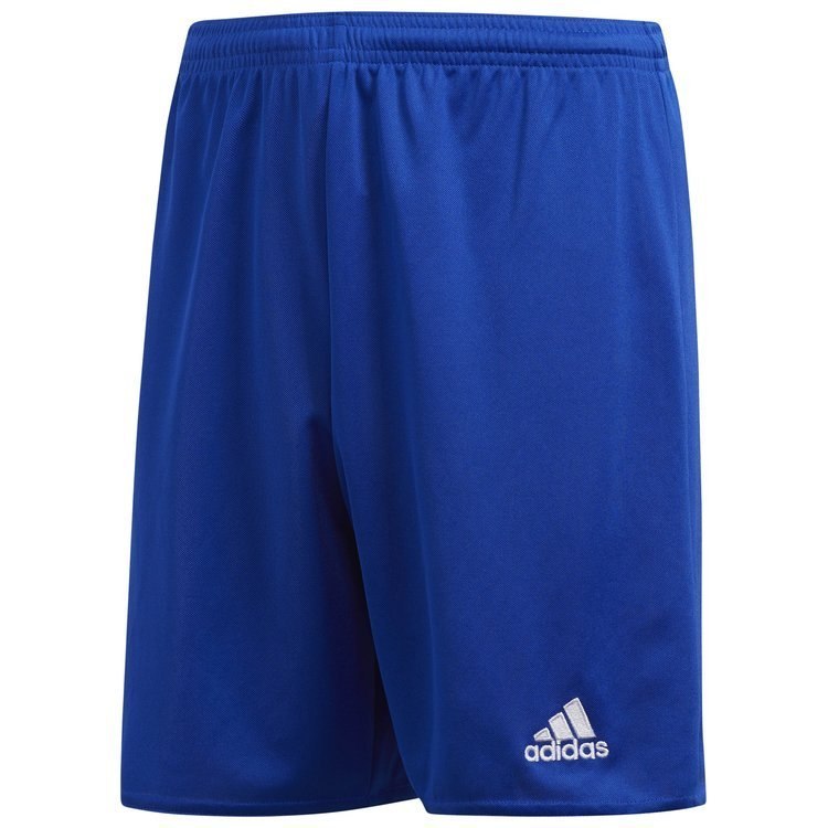 Spodenki dziecięce adidas Parma 16 Youth niebieskie poliestrowe Spodenki dziecięce adidas Parma 16 Youth niebieskie poliestrowe