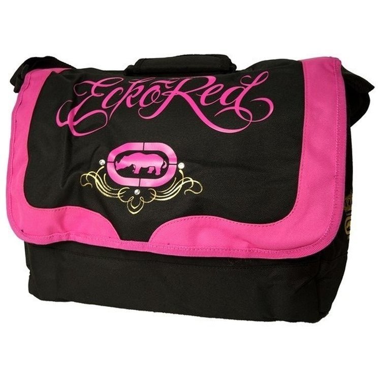 Torba na ramię na laptopa ECKO różowo-czarna Torba na ramię na laptopa ECKO różowo-czarna