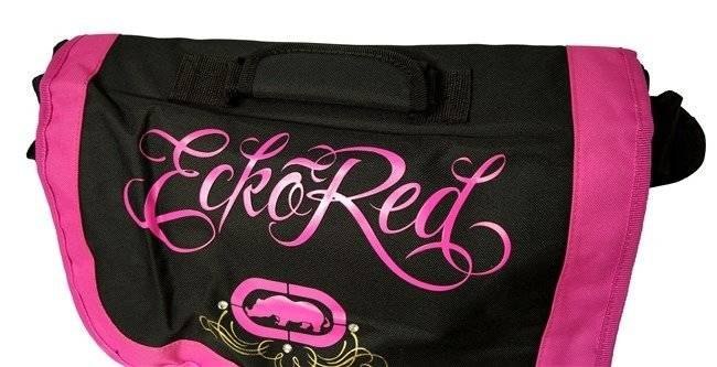 Torba na ramię na laptopa ECKO różowo-czarna Torba na ramię na laptopa ECKO różowo-czarna