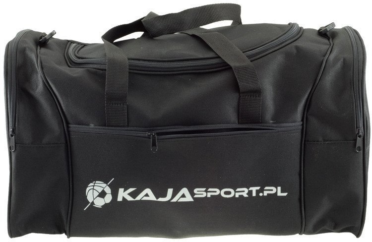 Torba sportowa Kajasport czarna na ramię treningowa średnia Torba sportowa Kajasport czarna na ramię treningowa średnia