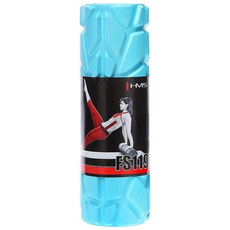 Wałek Roller do masażu, ćwiczeń HMS Fitness FS119 30cm miętowy Wałek Roller do masażu, ćwiczeń HMS Fitness FS119 30cm miętowy