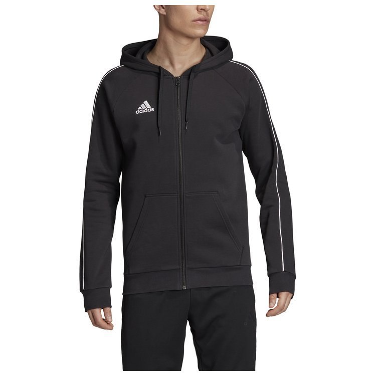 Bluza męska adidas Core 19 Hoodie rozpinana czarna z kapturm Bluza męska adidas Core 19 Hoodie rozpinana czarna z kapturm