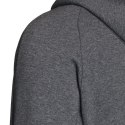 Bluza męska adidas Core 19 Hoodie rozpinana szara z kapturm