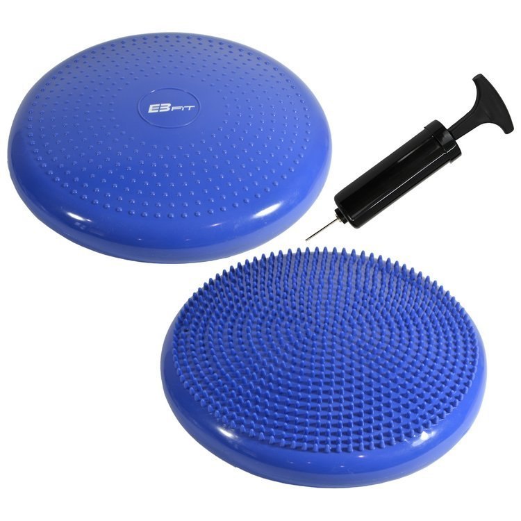 Dysk poduszka sensomotoryczna z pompką EB FIT 33 cm niebieska Dysk poduszka sensomotoryczna z pompką EB FIT 33 cm niebieska