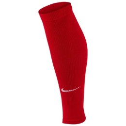 Getry Nike Squad Soccer Leg Sleeve rękawy czerwone