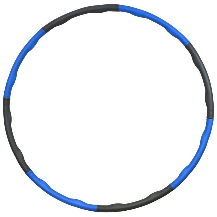 Hula hop z masażem EB FIT 95 cm niebiesko-szare Hula hop z masażem EB FIT 95 cm niebiesko-szare