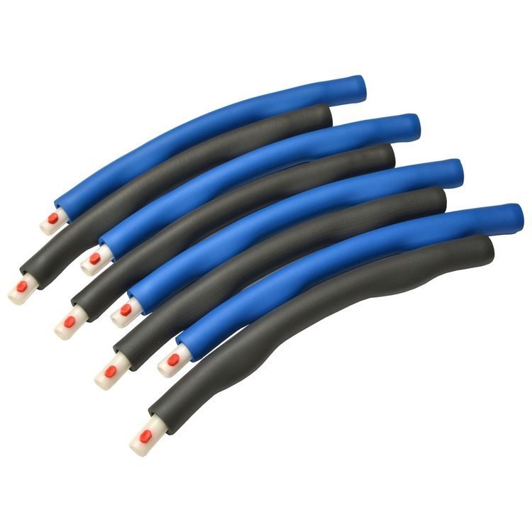 Hula hop z masażem EB FIT 95 cm niebiesko-szare Hula hop z masażem EB FIT 95 cm niebiesko-szare