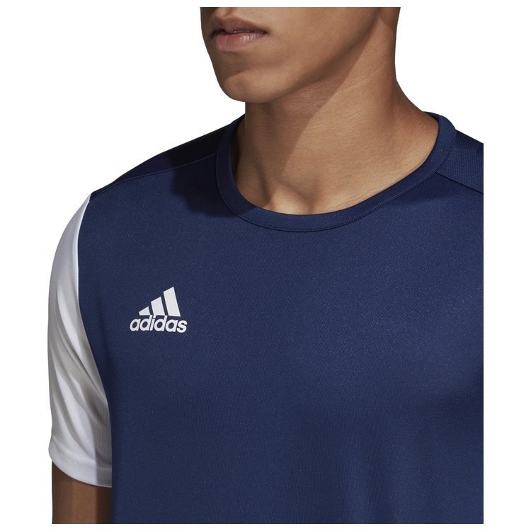 Koszulka dziecięca adidas Estro 19 granatowa piłkarska, sportowa Koszulka dziecięca adidas Estro 19 granatowa piłkarska, sportowa