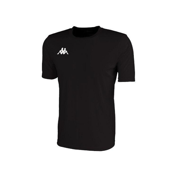 Koszulka sportowa piłkarska Kappa Rovigio czarna
