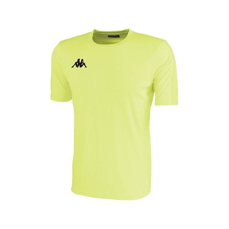 Koszulka sportowa piłkarska Kappa Rovigio neonowy żółty