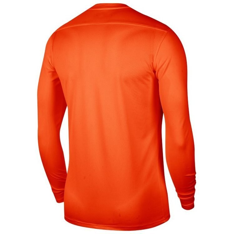 Koszulka z długim rękawem męska Nike PARK VII pomarańczowa sportowa, piłkarska