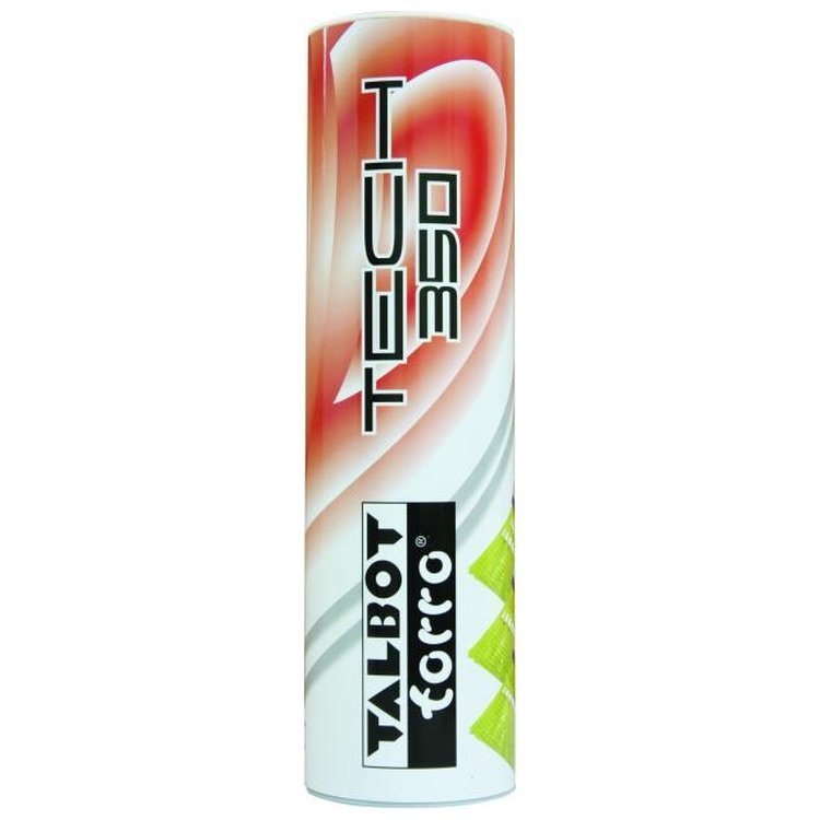Lotki do Badmintona Talbot Torro 350 Tech żółte 6szt Lotki do Badmintona Talbot Torro 350 Tech żółte 6szt