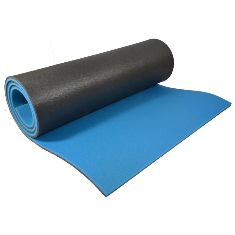 Mata do jogi dwuwarstwowa Eb Fit 1800x610x8mm niebiesko-szara Mata do jogi dwuwarstwowa Eb Fit 1800x610x8mm niebiesko-szara