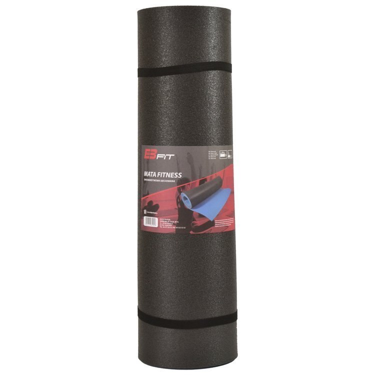 Mata do jogi dwuwarstwowa Eb Fit 1800x610x8mm niebiesko-szara Mata do jogi dwuwarstwowa Eb Fit 1800x610x8mm niebiesko-szara