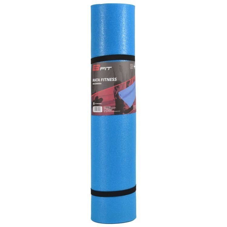 Mata fitness do jogi, yogi Eb Fit 1800x610x4mm niebieska Mata fitness do jogi, yogi Eb Fit 1800x610x4mm niebieska
