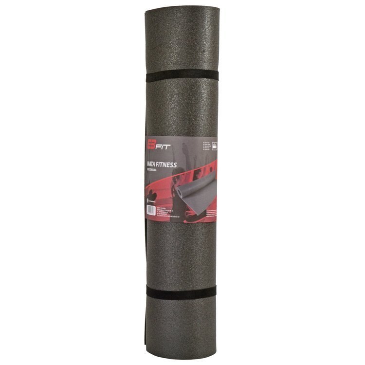 Mata fitness do jogi, yogi Eb Fit 1800x610x4mm szara Mata fitness do jogi, yogi Eb Fit 1800x610x4mm szara