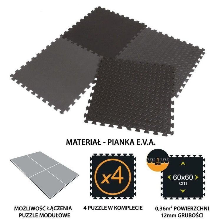 Mata ochronno - amortyzująca Puzzle 4 szt. Mata ochronno - amortyzująca Puzzle 4 szt.