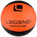 Piłka lekarska Legend 2kg gumowa pomarańczowo-czarna