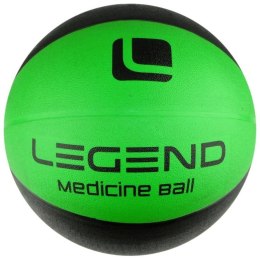 Piłka lekarska Legend 3kg gumowa zielono-czarna