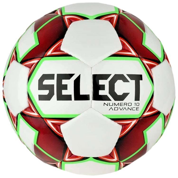 Piłka nożna Select NUMERO 10 ADVANCE biało-czerwona rozmiar 4