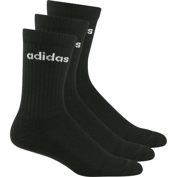 Skarpety 3-pak damskie męskie adidas Half-Cushioned Crew czarne Skarpety 3-pak damskie męskie adidas Half-Cushioned Crew czarne