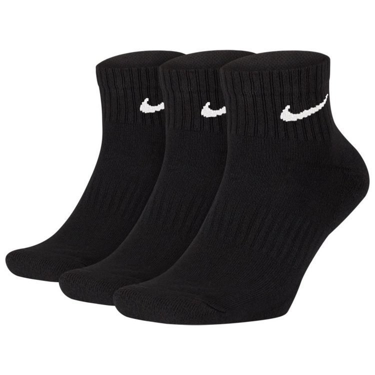 Skarpety 3pak unisex Nike Everyday Lightweight Ankle za kostkę czarne Skarpety 3pak unisex Nike Everyday Lightweight Ankle za kostkę czarne