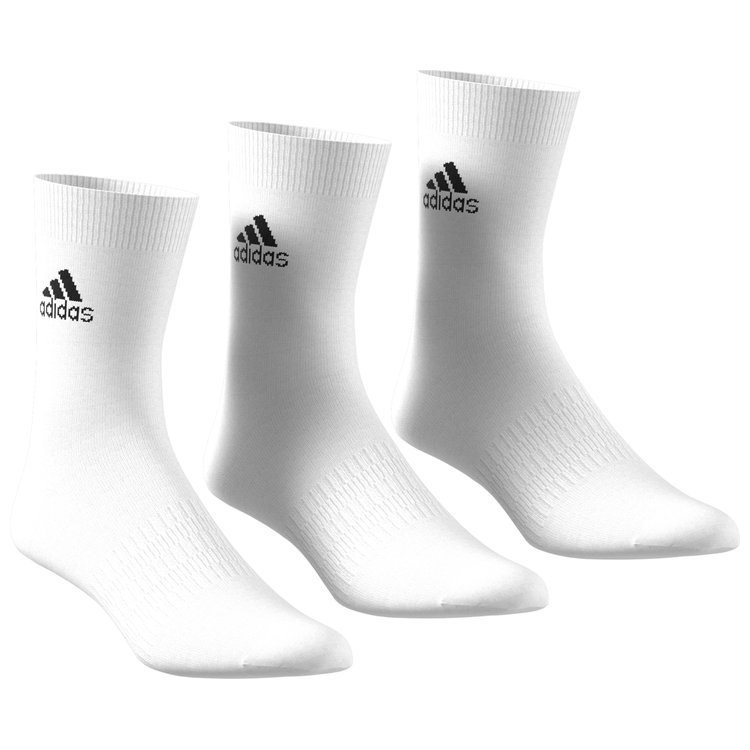 Skarpety damskie, męskie adidas Light Crew 3-Pack białe Skarpety damskie, męskie adidas Light Crew 3-Pack białe
