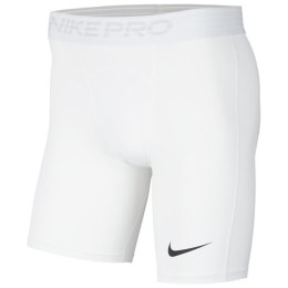 Spodenki męskie Nike Pro białe treningowe