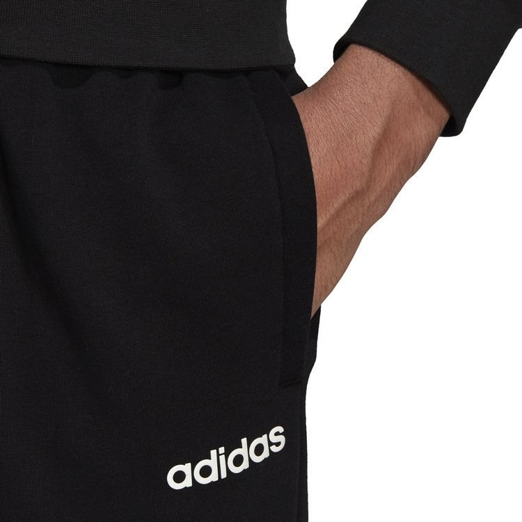 Spodnie dresowe męskie adidas Essentials Plain Tapered czarne