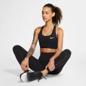 Stanik sportowy damski Nike Swoosh Band Bra Non Pad czarny treningowy