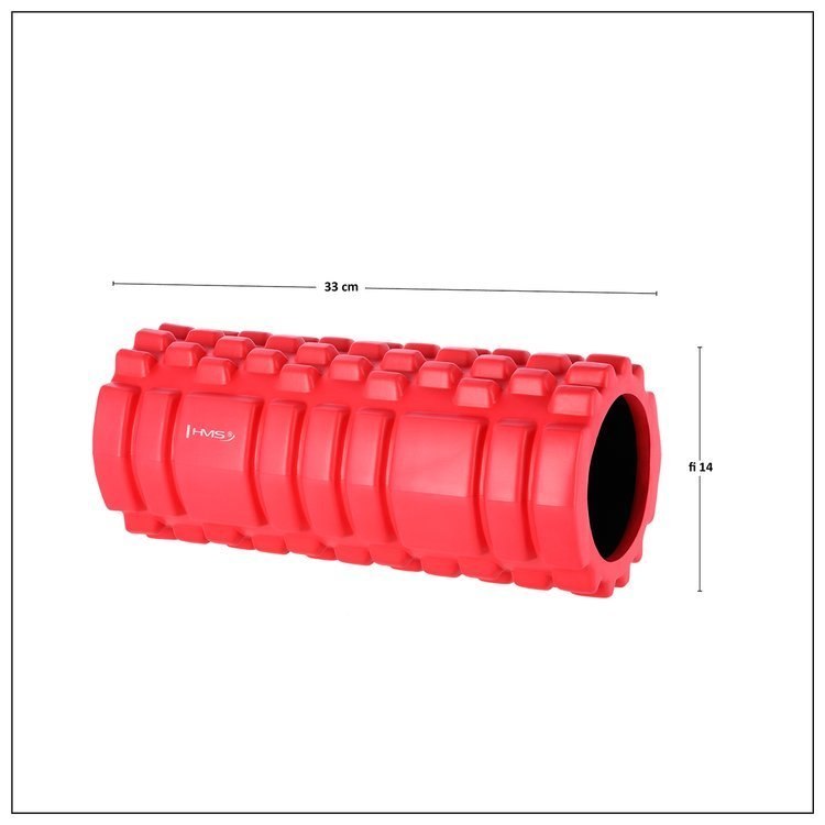 Wałek Roller HMS Fitness FS103 33cm czerwony Wałek Roller HMS Fitness FS103 33cm czerwony
